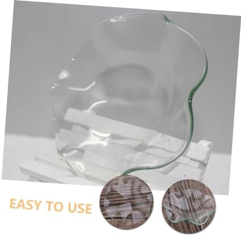 ABOOFAN 3pcs Glass Dish Warmer Essential Oil Plate