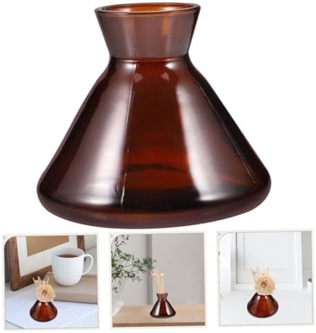2pcs Wide Mouth Glass Diffuser Bottles Refillable