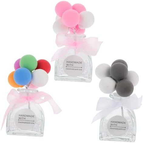 Ciieeo 3pcs Aromatherapy Car Perfume Decorative Balloon Storage Bottles