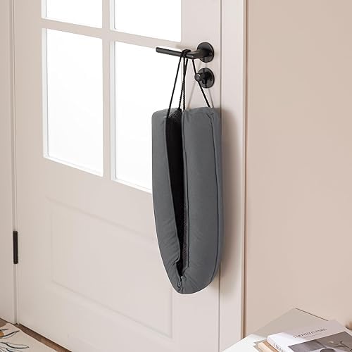 Sunolga 2 Pack 34 Inch Weighted Door Draft Stopper with Glass Beads and Cotton Machine Washable