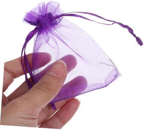 BIUDECO 100Pcs Drawstring Lavender Sachet Bags for DIY and Home Fragrance Use
