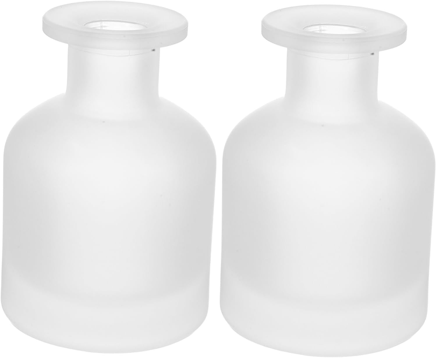 2pcs Glass Reed Diffuser Bottles Decorative Empty Fragrance Containers