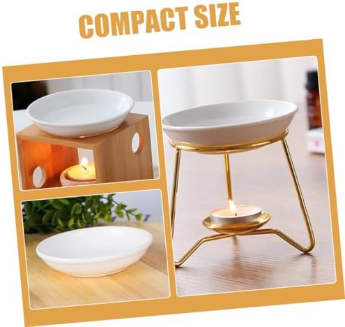 Happyyami 6pcs Ceramic Dish Replacement for Wax Warmers