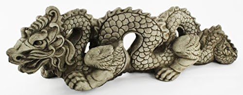 Rustic Twist Fountain Sphere with Chinese Dragon and Kamakura Buddha