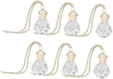 PRETYZOOM 6Pcs Hanging Perfume Bottle for Car and Home Decor