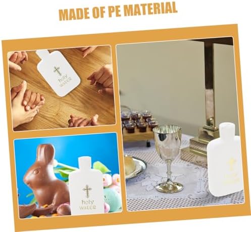 STOBAZA Baptism Holy Water Bottles Set of 2 Mini Religious Jars