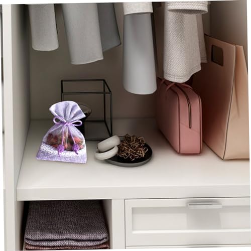 Didiseaon 5pcs Lavender Sachet Bags Empty Organza Pouches for DIY Fragrance