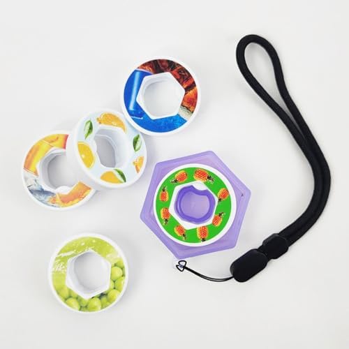 2pcs Fruit Scent Pods Storage Case with Hanging Rope