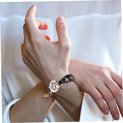 1Set Chic Hollow Out Perfume Diffuser Bracelet for Women