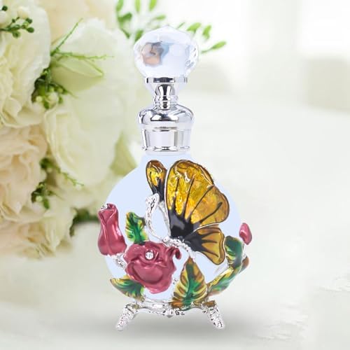 Glass Perfume Bottle 25ml Retro Design