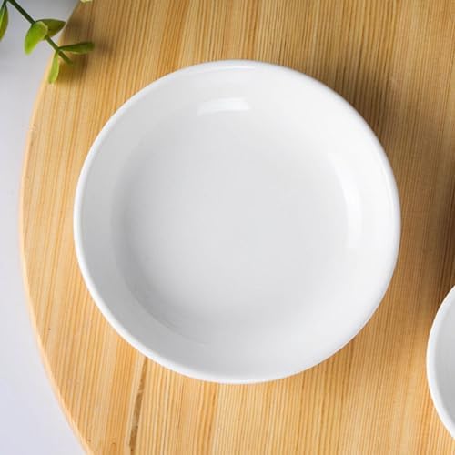 VOSAREA 6pcs Ceramic Plates for Wax Warmer Replacement Dish