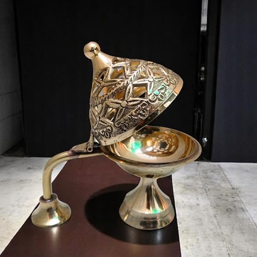 Brass Dhoop Dani for Pooja Meditation Spiritual Use