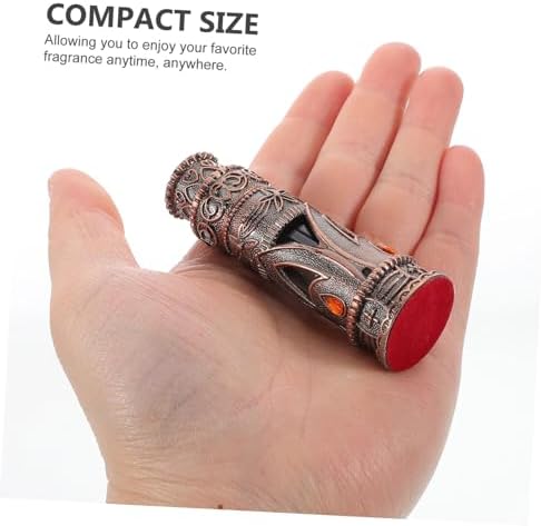 Portable Vintage Refillable Perfume Bottle for Travel Daily Use Durable Glass Design Compact Fragrance Atomizer