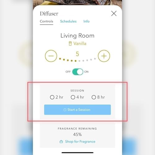 Aera Mini Diffuser with Beach House Refill - Alexa Compatible Family Safe 800-Hour Lasting Scent