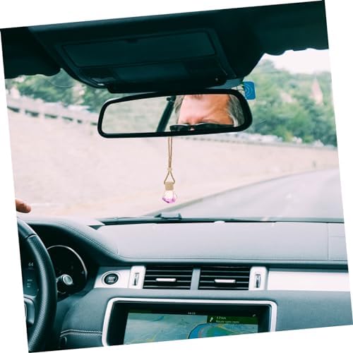5Pcs Car Hanging Perfume Diffuser Bottles with Lid and String for Rearview Mirror Decor