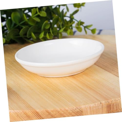Garneck 6pcs Ceramic Essential Oil Tray for Aromatherapy Candle Melting
