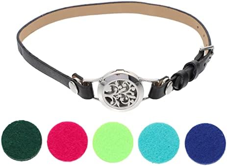 1Set Chic Hollow Out Perfume Diffuser Bracelet for Women
