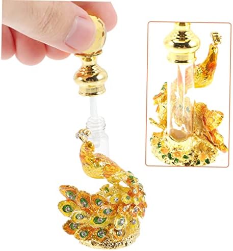 PRETYZOOM Vintage Refillable Perfume Bottle Elegant Decorative Airtight Holder for Personal Use and Travel