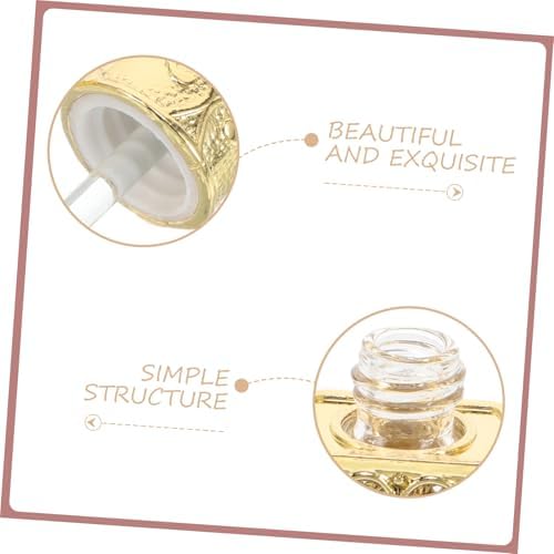 Egyptian Perfume Bottle Hollow Pattern Elegant Travel Atomizer for Essential Oils