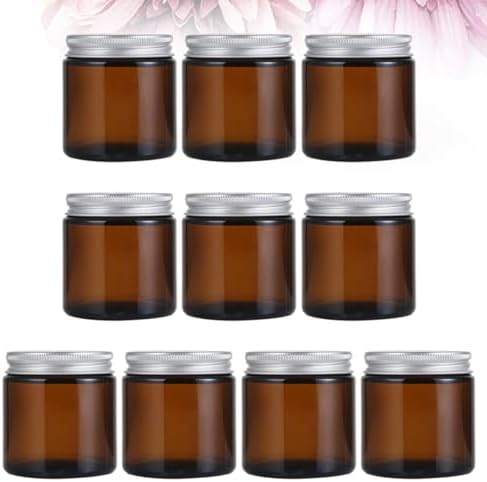 Anneome 10pcs Glass Aroma Jar Candle Holder
