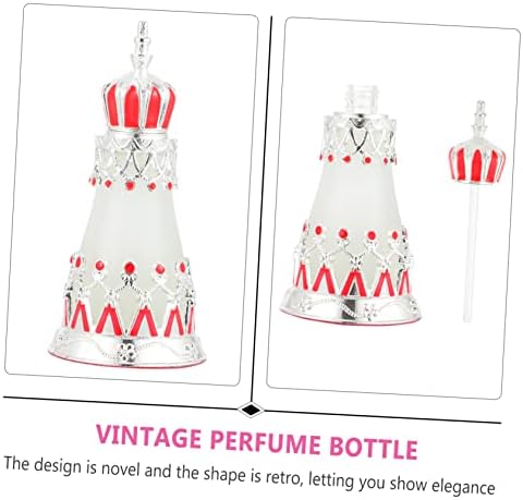 ABOOFAN Middle East Style Perfume Bottle with Elegant Crown Design for Travel and Home Use