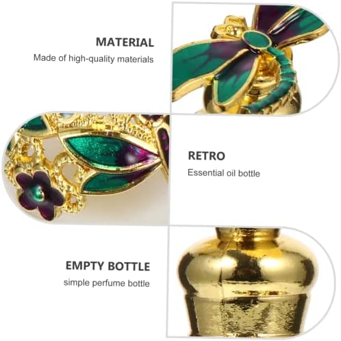 1Pc Refillable Essential Oil Diffusion Bottle with Elegant Design for Home Aromatherapy