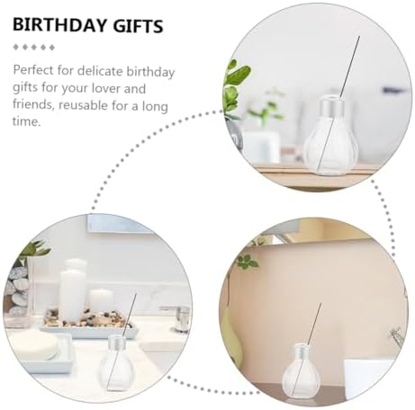 2pcs Diffuser Bottles Glass Containers for Essential Oils Home Decor