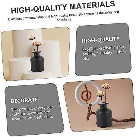 PRETYZOOM 2pcs Frosted Aroma Diffuser Bottles for Home Decor and Gifts