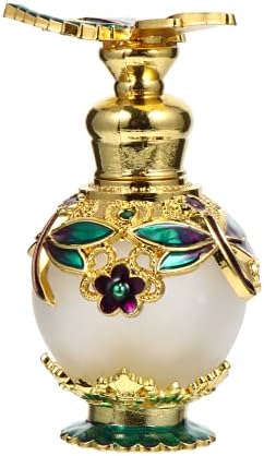 Lurrose Vintage Glass Perfume Bottle