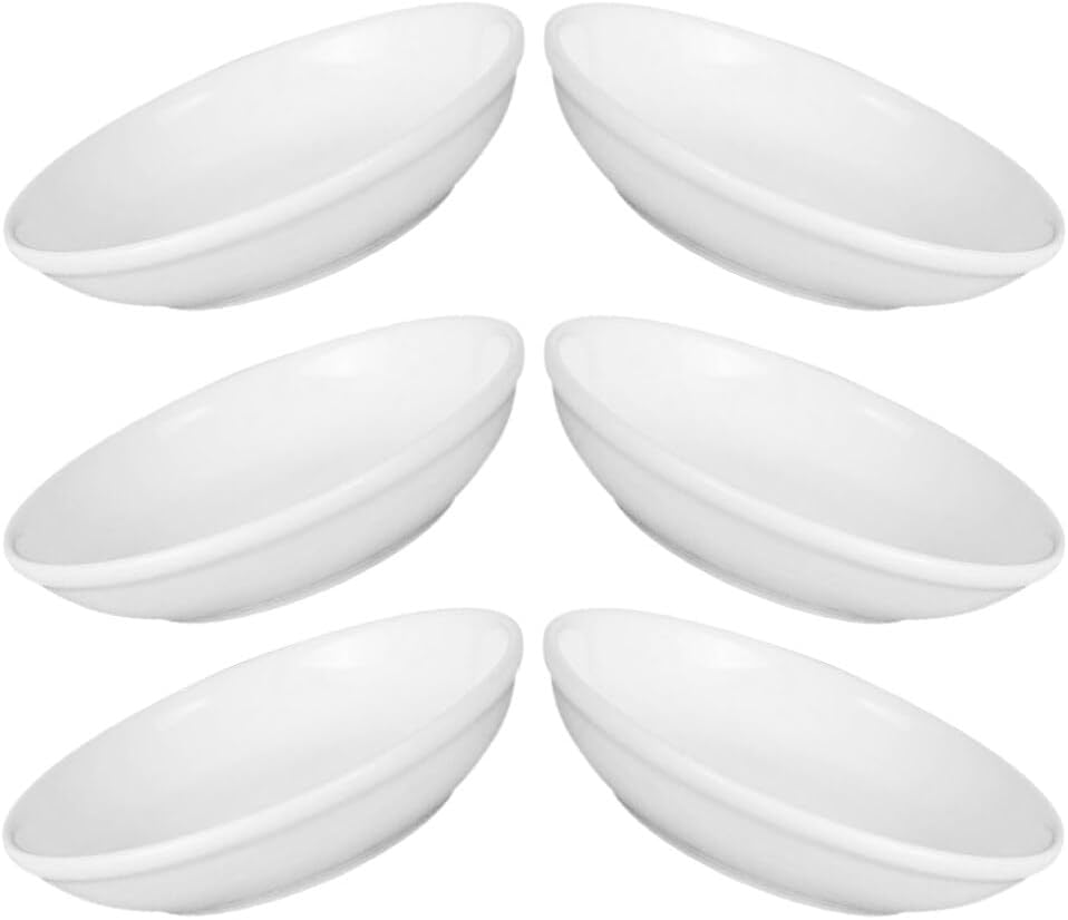 VOSAREA 6pcs Ceramic Plates for Wax Warmer Replacement Dish