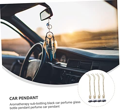 CHILDWEET 4pcs Car Air Perfume Bottle Pendants Decorative Diffusers