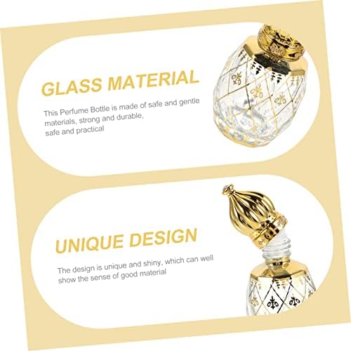 PRETYZOOM Refillable Perfume Bottle with Elegant Crown Cap