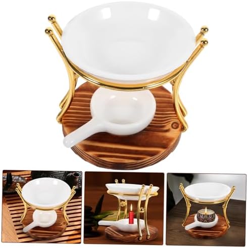 Garneck Ceramic Essential Oil Burner Vintage Design for Home Decor