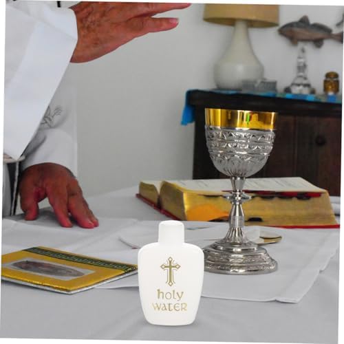 LIFKOME 2Pcs Vintage Holy Water Bottles for Spiritual Ceremonies and Decor