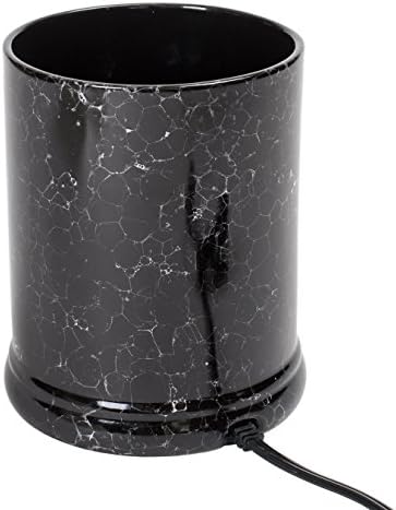Black Marble Ceramic Candle Warmer with Bible Verse