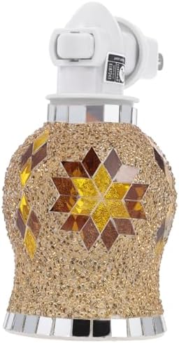 KALLORY 1pc Glass Candle Holder Fragrance Burner