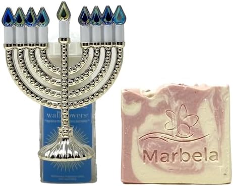 Bath and Body Works Menorah Wallflowers Fragrance Plug with Marbela Sample Soap
