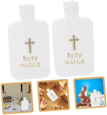Cabilock 2Pcs Holy Water Bottles for Baptism Ceremonies