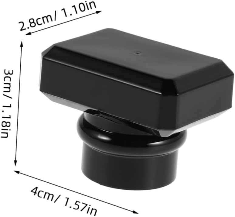 5pcs Round Plastic Perfume Bottle Caps for Travel and Office Use