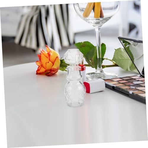 Vintage Miniature Glass Perfume Bottle for Travel and Home Decor