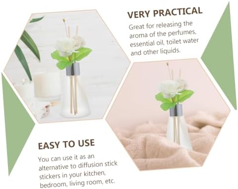 3Pcs Aroma Diffuser Elegant Glass Fragrance Bottles for Home Decor and Essential Oils