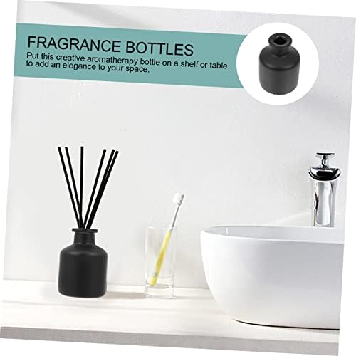 PRETYZOOM 3pcs Frosted Aromatherapy Diffuser Bottles for Home Decor