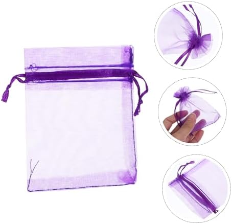BIUDECO 100Pcs Drawstring Lavender Sachet Bags for DIY and Home Fragrance Use