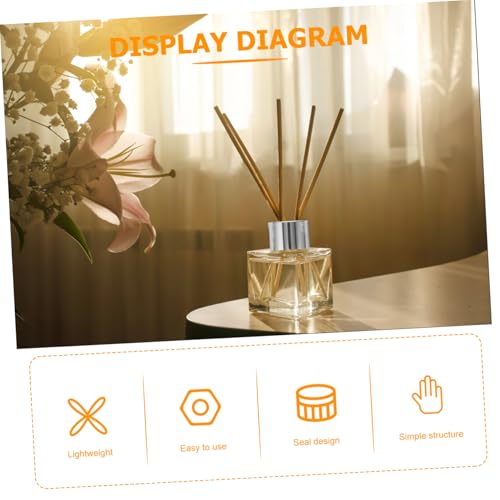 10pcs Refillable Glass Diffuser Bottle Lids for Aromatherapy
