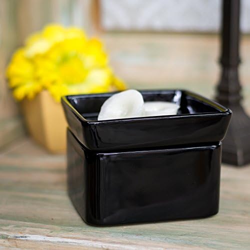 Elanze Designs Jar Candle and Wax Tart Oil Warmer - 2 Pack