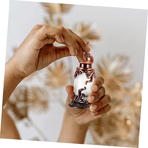 Vintage 15ml Perfume Bottle Decorative Metal Refillable