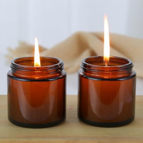 Anneome 10pcs Glass Aroma Jar Candle Holder