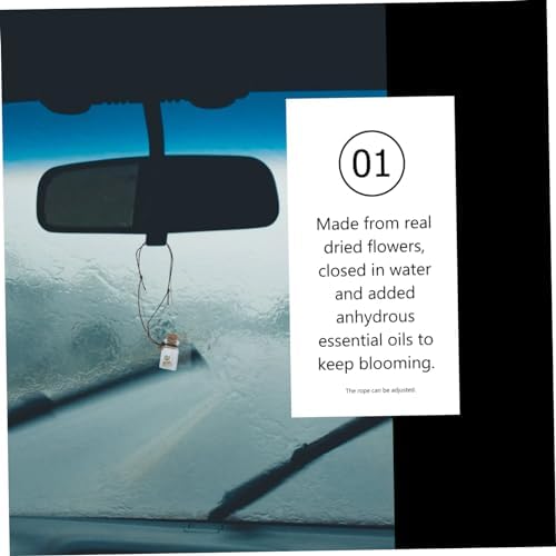 MAGICLULU 4pcs Empty Perfume Spray Bottles for Car Freshener and Decor