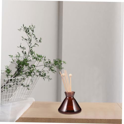 Ciieeo 2pcs Vintage Style Glass Diffuser Bottles for Aromatherapy
