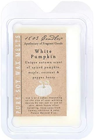 1803 Candles White Pumpkin Melters